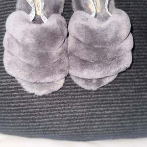 UGG Fluff Yeah Slide Slippers in Grey